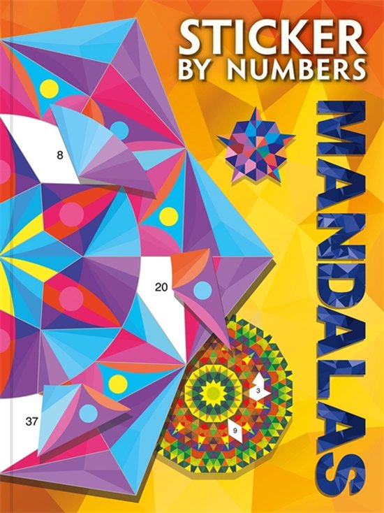 Sticker By Numbers: Mandalas - cover