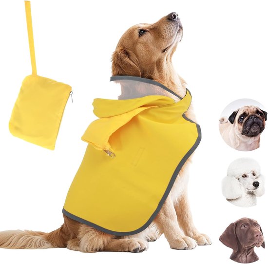 Waterdichte hondenjas voor de winter | Fleecevoering en reflecterende