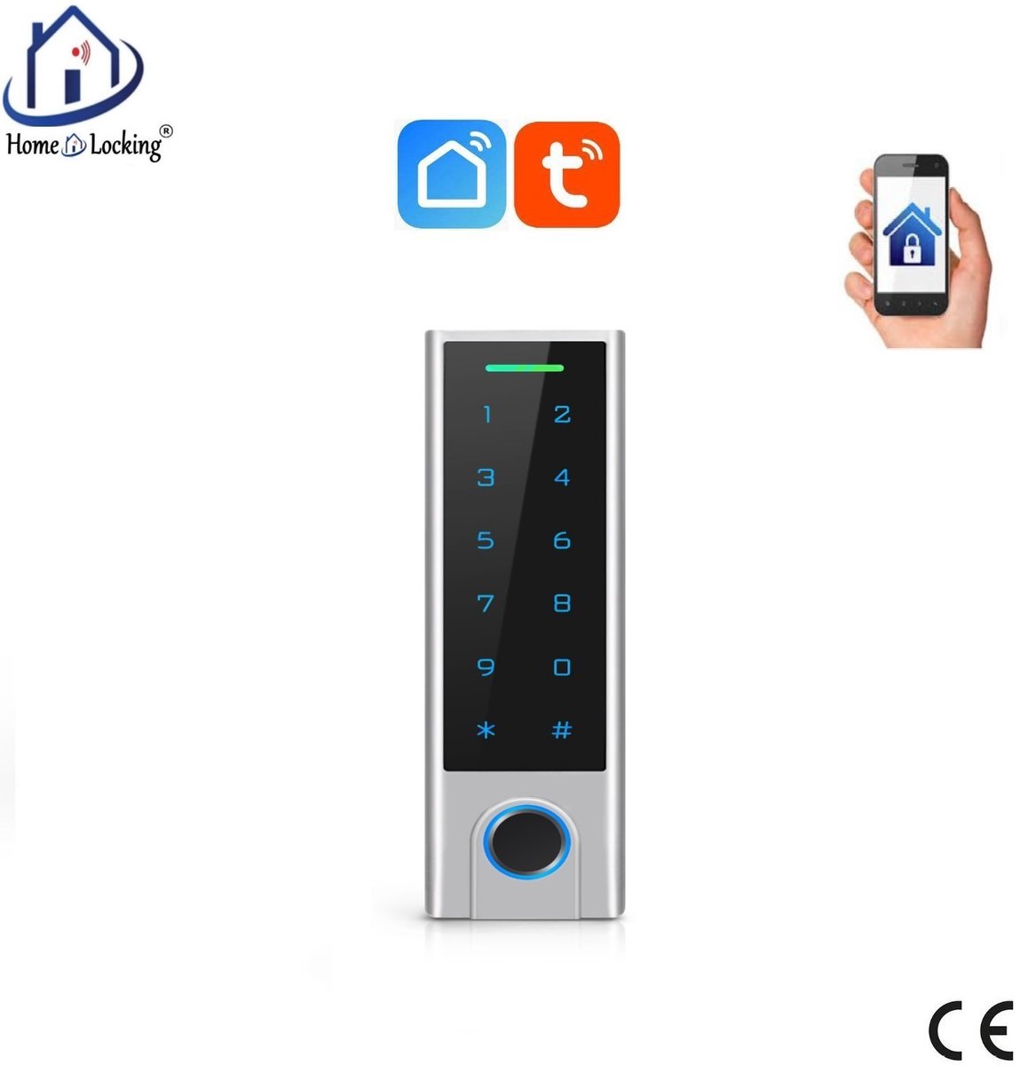 De Bruyne Freddy T-1142 Vingerafdruk Bluetooth Toegangscontrole - De Bruyne Freddy - €84,15