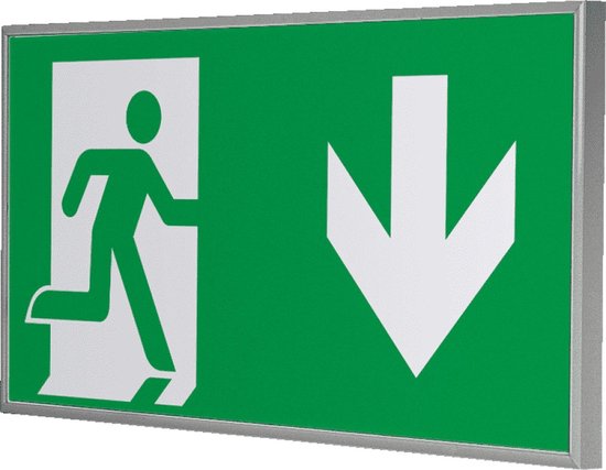 Dubbelzijdige borden nooduitgang Nooduitgang- Nooduitgang | Seton NL