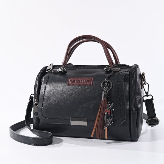 Tassen Femmes- Sac à bandoulière sac à main design Sac à bandoulière en cuir PU souple pour femme