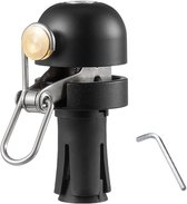 Fietsbel van legering - Extra luide fietsbel - Stuurbel voor fietsen - Alarm voor racefiets - Mountainbikebel - Fietsbel voor stuur - Zwart