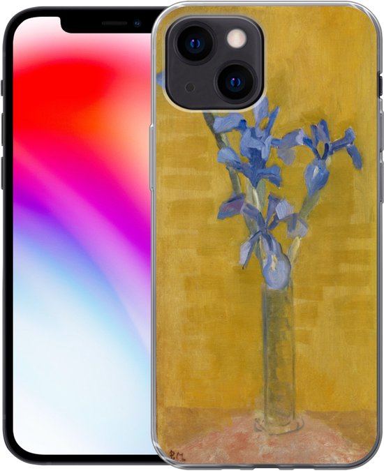 Coque iPhone 13 mini - Iris - Piet Mondrian - Old masters - Siliconen