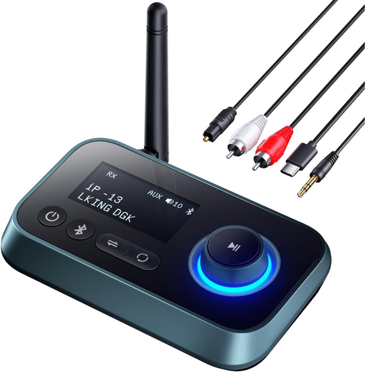 DailySupplies® Bluetooth Transmitter - Bluetooth Receiver - Adapter - Zwart