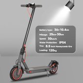 Sattire Elektrische Scooter 350W Met 30KM Bereik – Elektrische Step met Zadel – Elektrische Brommer – Lichtgewicht elektrische scooter voor volwassenen met app-ondersteuning