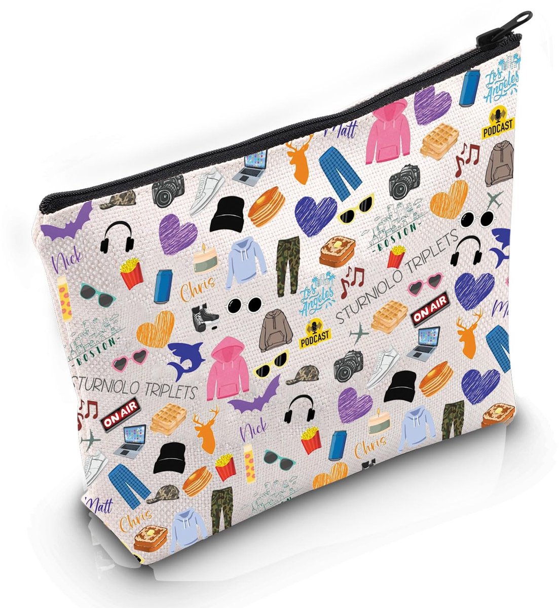 Sturniolo Inspired Gift Sturniolo Theme Makeup Bag Sturniolo Fans Cosmetic Bag Gifts, Sturniolo Theme Bag