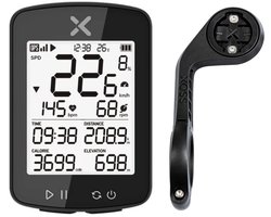 Xoss - G+ 2e Generatie - Fietscomputer - GPS - Snelheidsmeter - Draadloos - ANT+ - Inclusief Statief