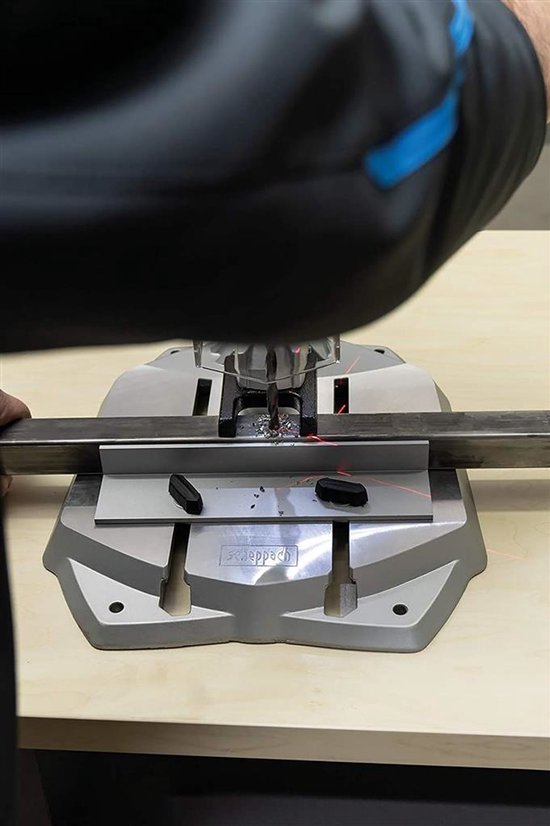 Scheppach Kolomboormachine DP60 - 710W - Max. boordiepte 100mm - Tafelboormachine met laser, LED & digitaal display