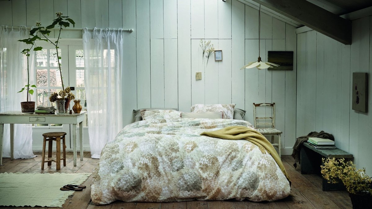 Ariadne at Home All Petals dekbedovertrek - Tweepersoons - 200 x 200/220 cm - Naturel