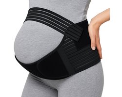 JT Beauty Care Verstelbare Buikband Zwangerschap Zwart Maat L – Zwangerschapsband – Bekkenband – Zwangerschapskleding – Sluitlaken – Pregnancy Belt – Bekkenbrace - Zwangerschapsgordel – Zwangerschaps Band – Steunband Bekken – Zwangerschap Cadeau