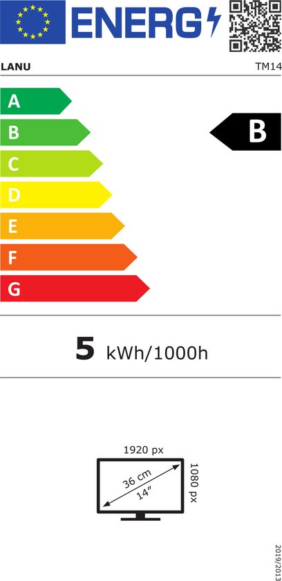 Moniteur portable triple Full HD - Modèle 2 câbles - 2 x 14 pouces IPS - Plug & Play - Écran Extra pour ordinateur portable - Moniteur tri-écran