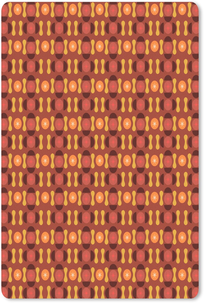 Muismat 18x27 cm - Mousepad Retro - Disco - Hippie - Muismatten