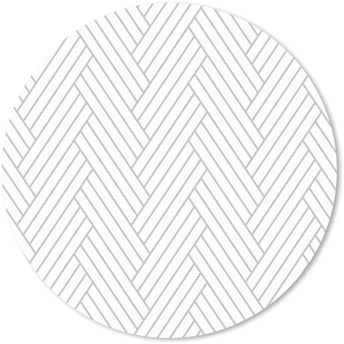 Muismat rond 20x20 cm - Mousepad Grafisch - Patroon - Modern - Geweven - Ronde muismatten
