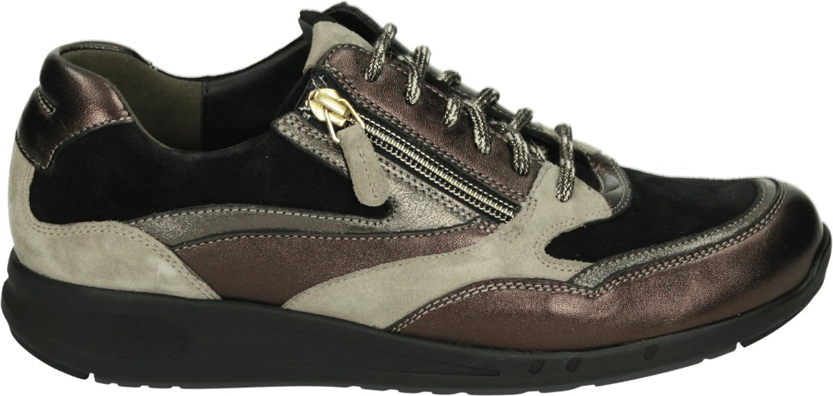 Durea - 6306 H - Lage sneakersDames sneakers - Kleur: Metallics - Maat: 41