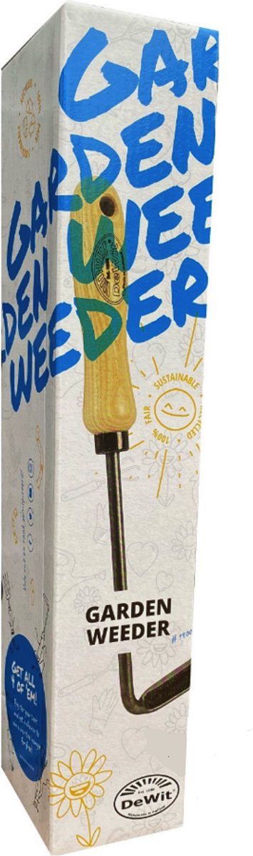 Schoffels - Handhakje met drietand - 2 in 1 Tuinverzorging 30 CM