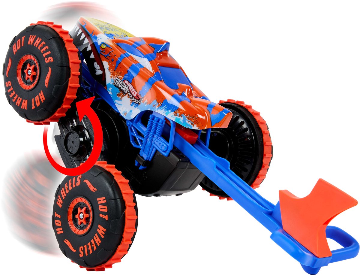 Hot Wheels Monstertrucks Tijgerhaaiklimmer - Voertuig met Afstandsbediening — afbeelding 4