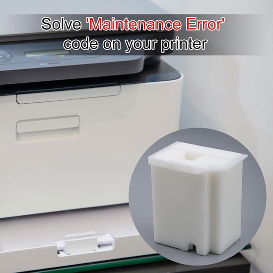 COCADEEX 2pcs L3110 Ink Maintenance Box Compatible With EcoTank ET2880 ET2800 ET2820 ET2803 ET4700 ET4800 ET-2710 ET-2711 ET-2712 ET-2714 ET-2720 ET-2720 11 ET-2 726 Printer