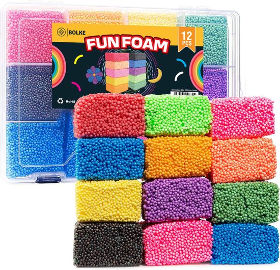 Bolke foam clay - foam clay figuren - klei - knutselsen voor kinderen - klei vormpjes - speciale klei voor figuurtjes te maken!