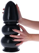 Plug anal XXL 35 cm 14,5 - Plug anal Mega large - En PVC - Avec ventouse - Zwart - Plug anal épais