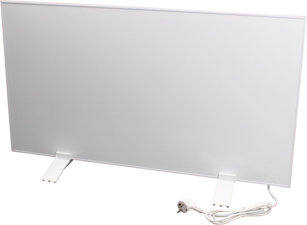 DVHS Infrarood paneel 60 x 100 cm - 600 watt - Inclusief thermostaat - Verplaatsbaar of wandmontage - Met voetjes - lichtgewicht oplossing – foto 2