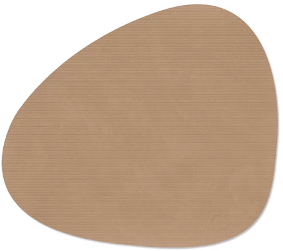LIND DNA Corduroy placemat curve 37x44cm nougat