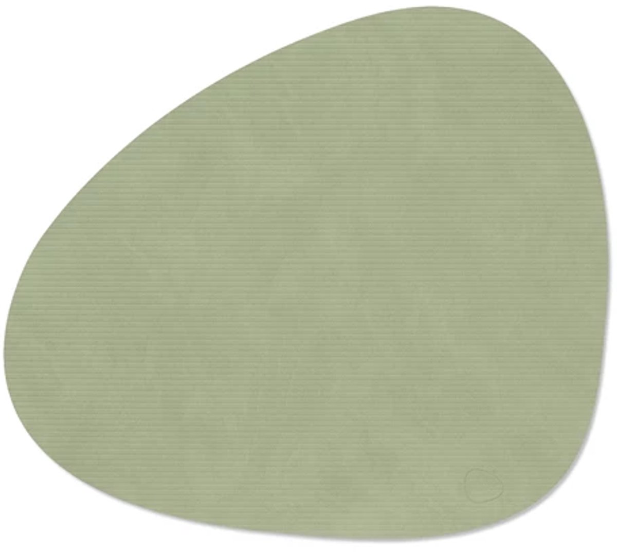 LIND DNA Corduroy placemat curve 37x44cm olive green