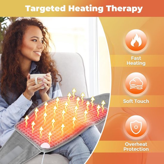 220 v elektrische voet handwarmer heater verwarming pad 7 speed traploze temperatuur winter sofa stoel warm kussen tool - color- red kopen? | Korting tot 32
