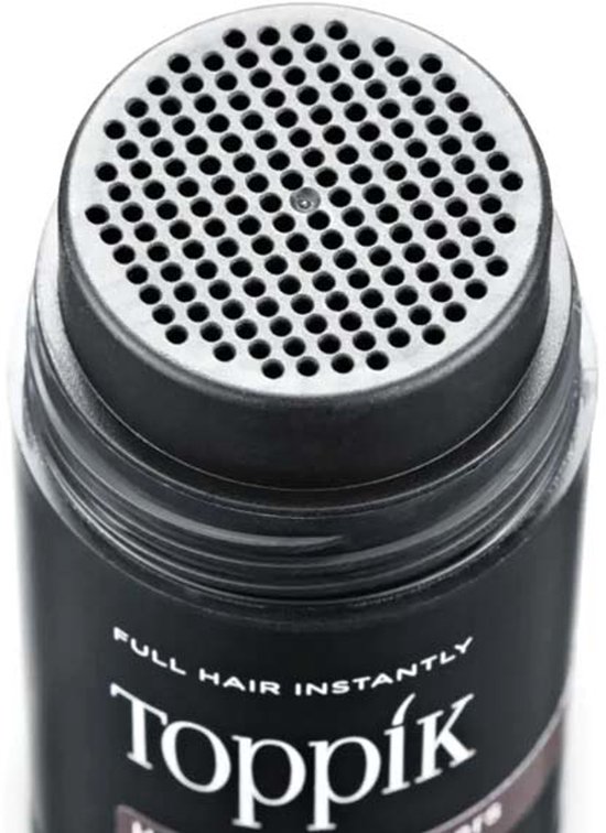 Toppik Hair Building Fibers Zwart - 12 gram - Cosmetische Haarverdikker - Verbergt haaruitval - Direct voller haar