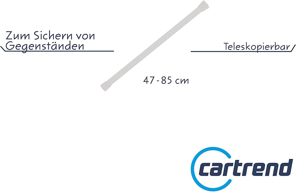 Klemmstange Telescoop Telescoopstang Camping Camper Beveiliging Voorwerpen