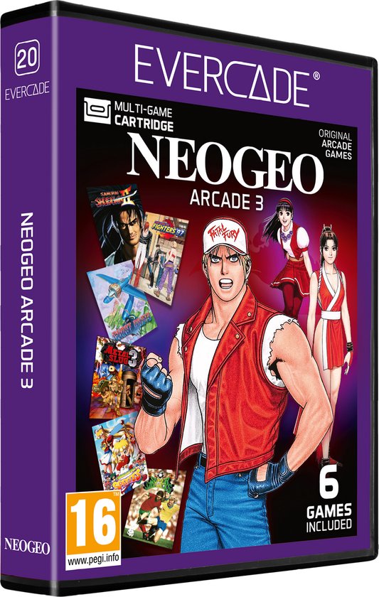 Everacade Cardridge - NEOGEO Arcade Collection 3 - 6 games