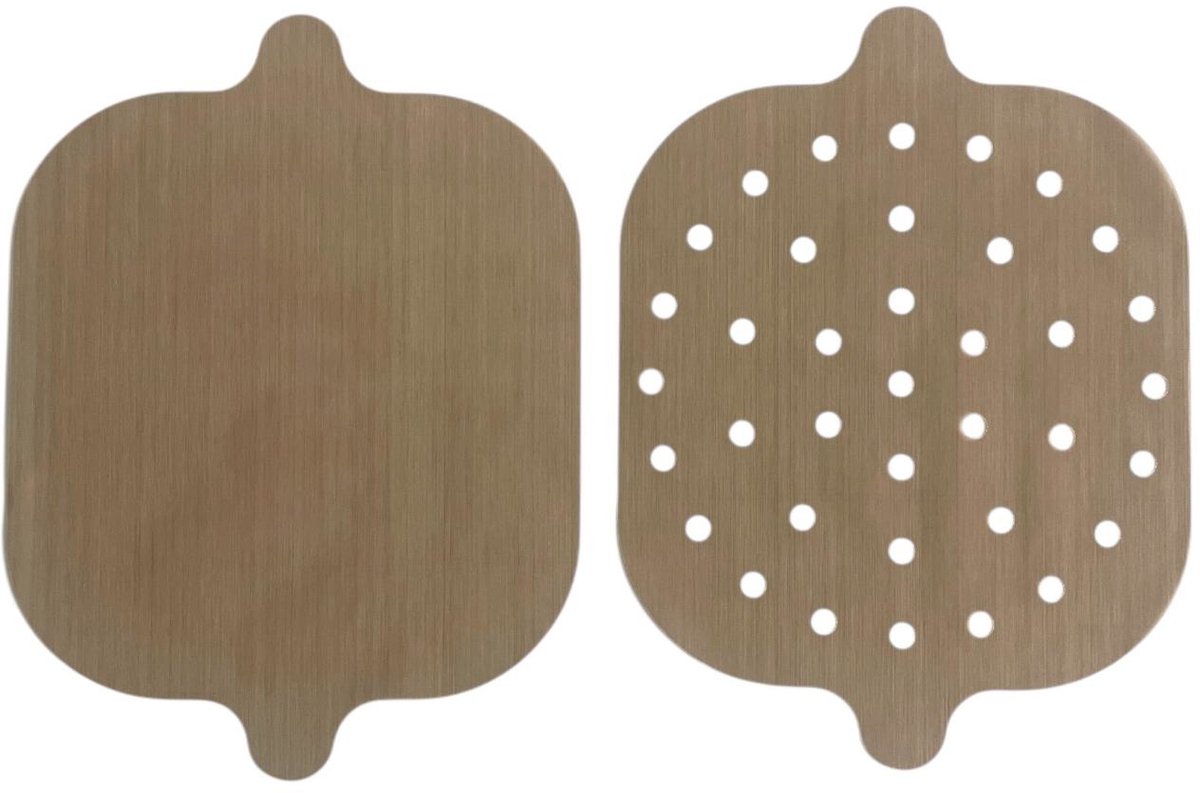 Nostik Airfryer Bakvellen 2 Stuks Vierkant Pfas Vrij 24x24cm