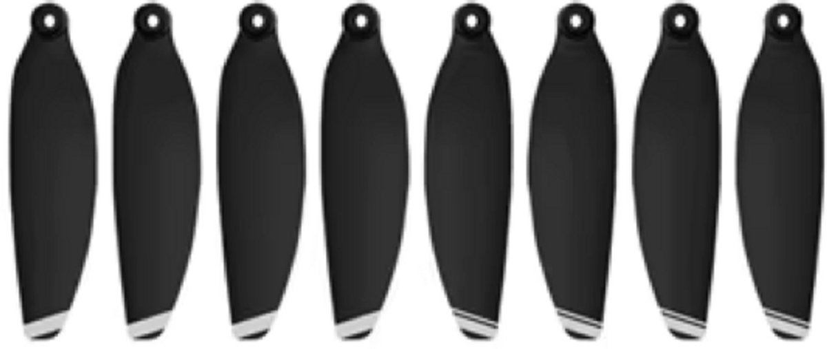 Low Noise Propellers - DJI Mini 2/SE - Zwart Zilver