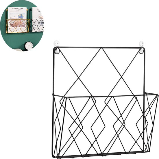 DanDiBo Wall Shelf Newspaper Stand 09911 Magazine Holder 101