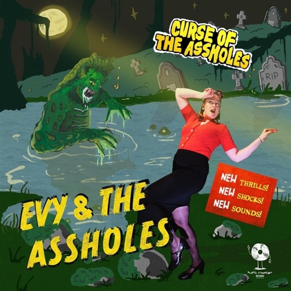 Evy & The Assholes - Curse Of The Assholes (7" Single)