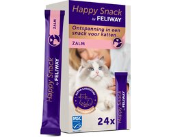 Feliway Kattensnack Happy Snack Zalm 24 x 15 gr