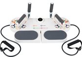 Gymtek® Opvouwbaar Push Up Bord - Push Up Grips - Parallettes Board - Fitness Plank - Push Up Board - Push Up Bars - met Weerstandsbanden