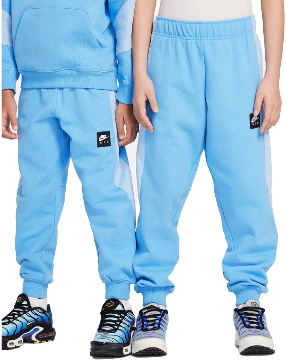 Nike air fleece joggingbroek in de kleur . Blauw