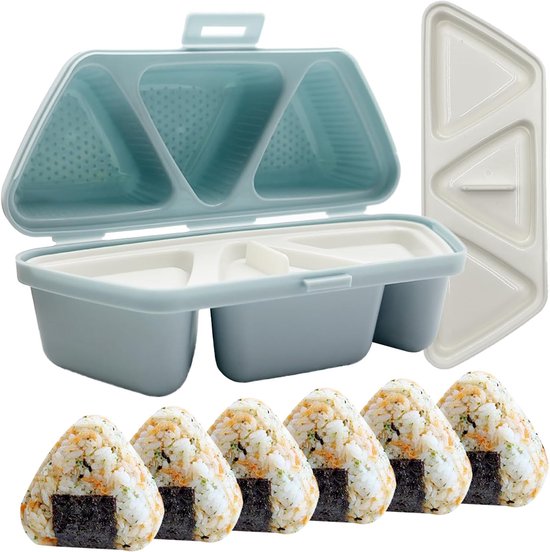 Onigiri vorm sushi-maker, roestvrij onigiri-maker, ronde vorm, rijstballenmaker, sushi-accessoires, sushi-vormset voor doe-het-zelf sushi, koken, kinderen, bento
