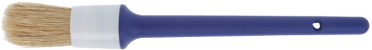 Kunststof Wegwerpkwast - Rond - Blauw