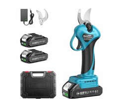 Paco Goederen® Elektrische Snoeischaar - 33mm Draadloze Trimmen Schaar Tuinverzorging - Heggenschaar -borstelloze motor, snoeischaar en accu voor het snoeien van fruitbomen - Energiebesparing