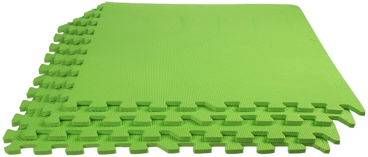 Merco - Fitness vloer - puzzelmat- Eva geluidsdempend - mat - Groen