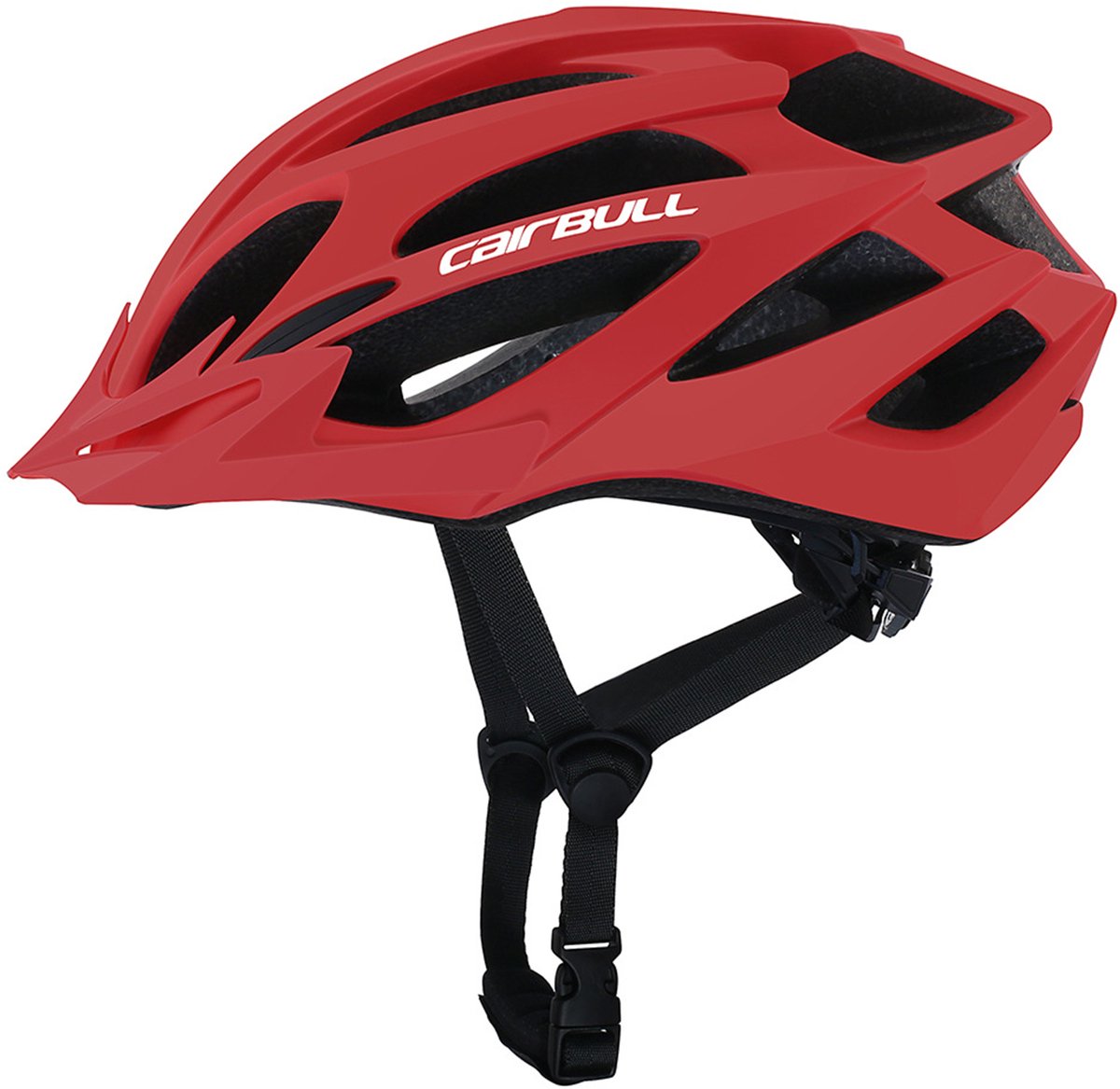 Fietshelm voor volwassenen, lichtgewicht unisex fietshelm, Airflow fietshelm - M/L (54-61 cm)-ROOD