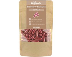 Cranberry Capsules 100% Puur - 60 Capsules - Bron van Antioxidanten - Alternatief voor Cranberry Tabletten en Sap - 400mg per Cranberry Extract Capsule