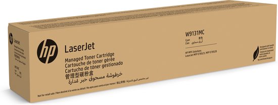 HP LaserJet W9131MC high-capacity Managed tonercartridge cyaan