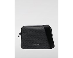 Jet Set Crossbody Bag with Zip Closure - Black