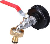 Adaptateur de réservoir, robinet à bec IBC - buse en laiton, réservoir d'eau, accessoires, adaptateur 3/4", filetage grossier S60x6, réservoir d'eau, raccord de tuyau pour réservoir d'eau de pluie IBC, 1000 L