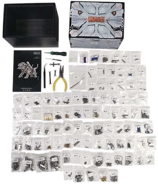 Kit de construction 3D en métal Tigre – Puzzle de Modélisme à DIY
