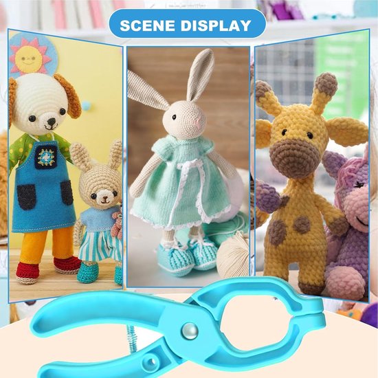 Lot De 160 Yeux De Sécurité Pour Amigurumi - 10/12/16/18 Mm - Avec Rondelles - En Plastique