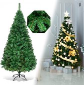 KADAX Kerstboom, Kunstkerstboom 180 Cm Van PVC Kunststof, Sparren Met Stam Oe Ca 80 Boom 30 Takken En 9 Boomkronen Dennenboom Kerstboom Elfhoed Cm 660879848