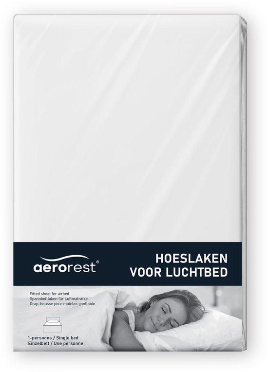AeroRest Supreme Plush XL 1-persoons luchtbed - 210 x 99 x 46 cm - Inclusief hoeslaken - Extra lang 210 cm - Ideaal voor lange mensen van AeroRest — afbeelding 4